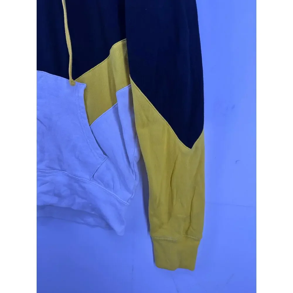 True Religion Black and Yellow Zip Up Hoodie Size Small